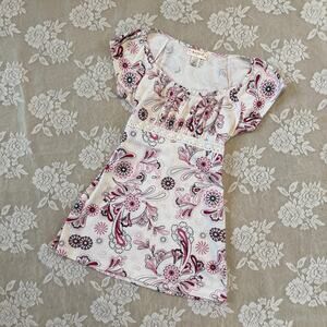 Y2K Self Esteem Paisley Floral Top Size Medium